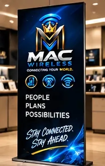 Mac Wireless banner — people, plans, possibilities. Stay connected. Stay ahead.