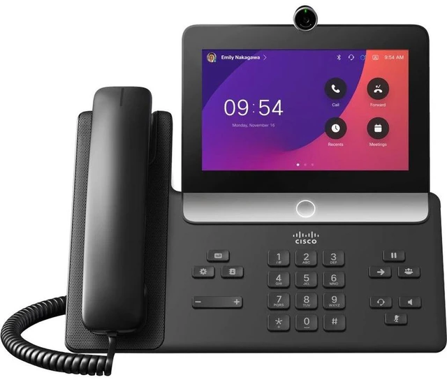 Cisco Webex 8875 IP Phone Wi-Fi Bluetooth Carbon